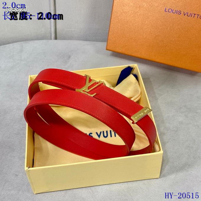 Louis Vuitton 20mm Belt ID:20220807-178